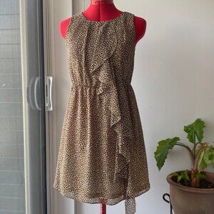 H&M Chiffon Flounce Mini Dress